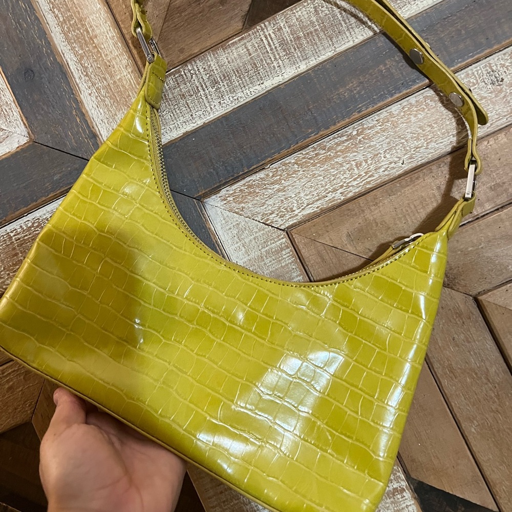Mango Crocodile Embossed Small Shoulder Bag